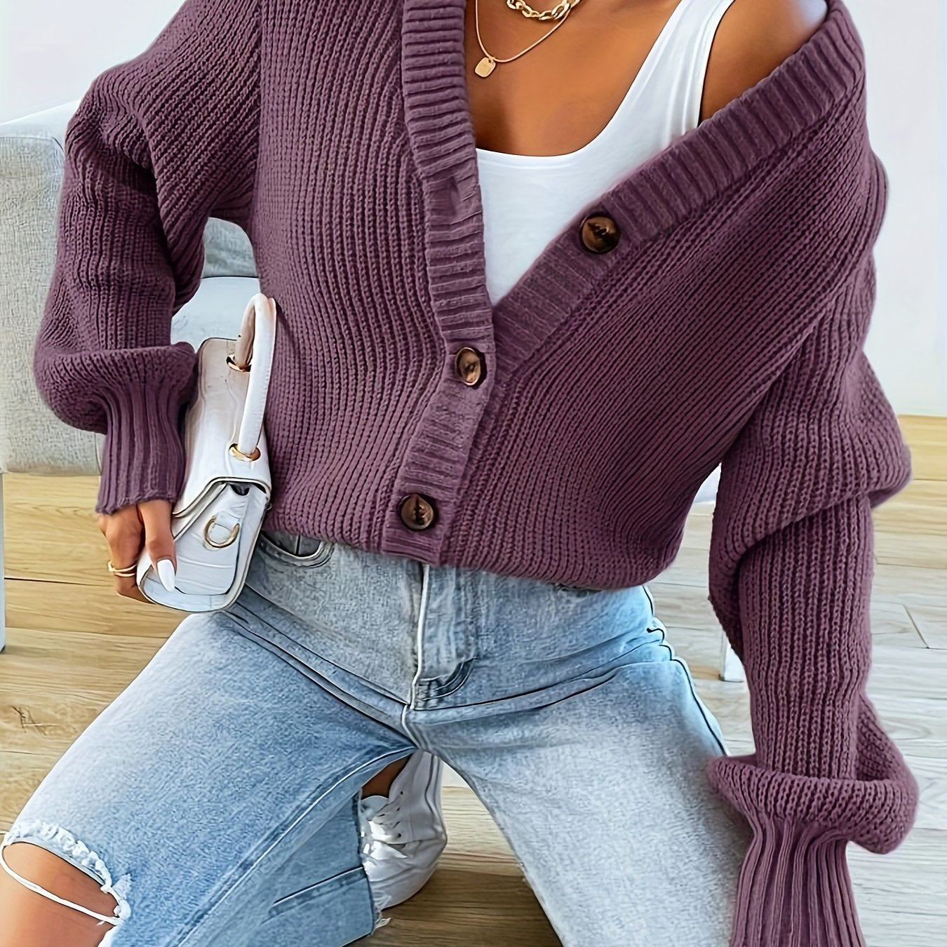 Annabelle™ | Cárdigan Suave Esmeralda, Elegancia Desenfadada