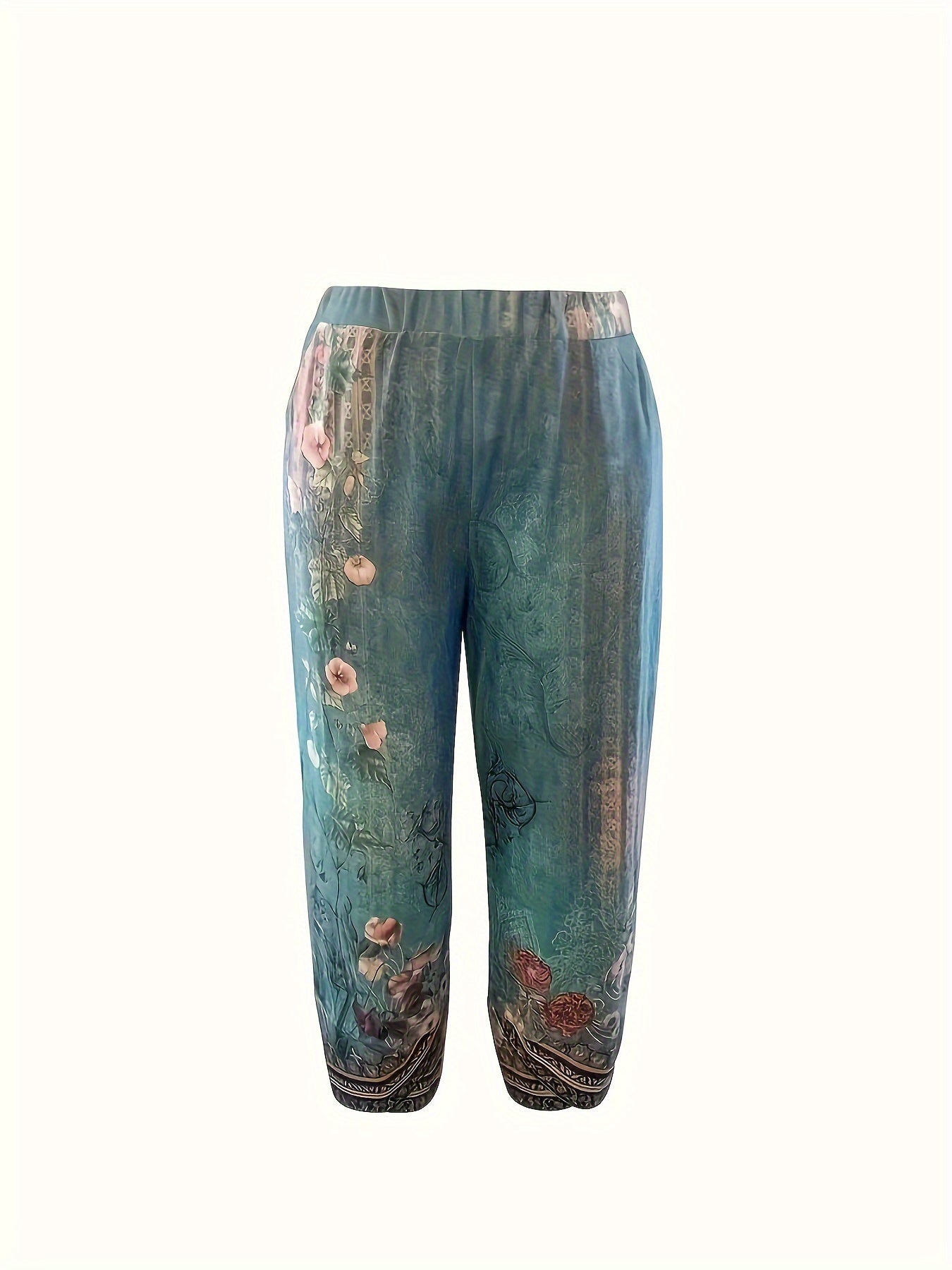 Pijan™ | Pantalón Capri Vintage Chic
