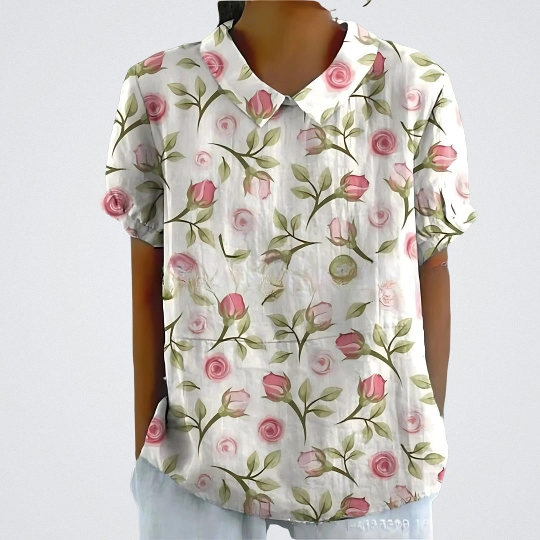Nali™ | Blusa Floral Elegante
