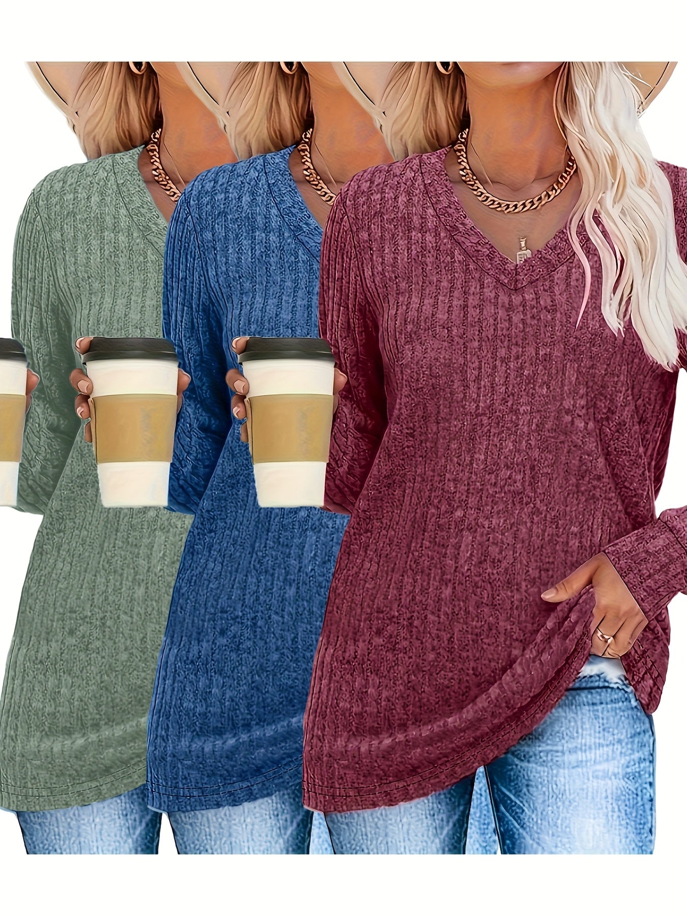 Mireille™ | Suéter Casual Elegante (2 + 1 gratis)