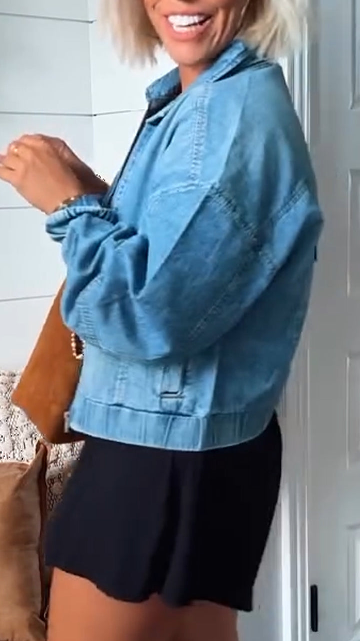 Valentina™ | Chaqueta de Denim Elegante