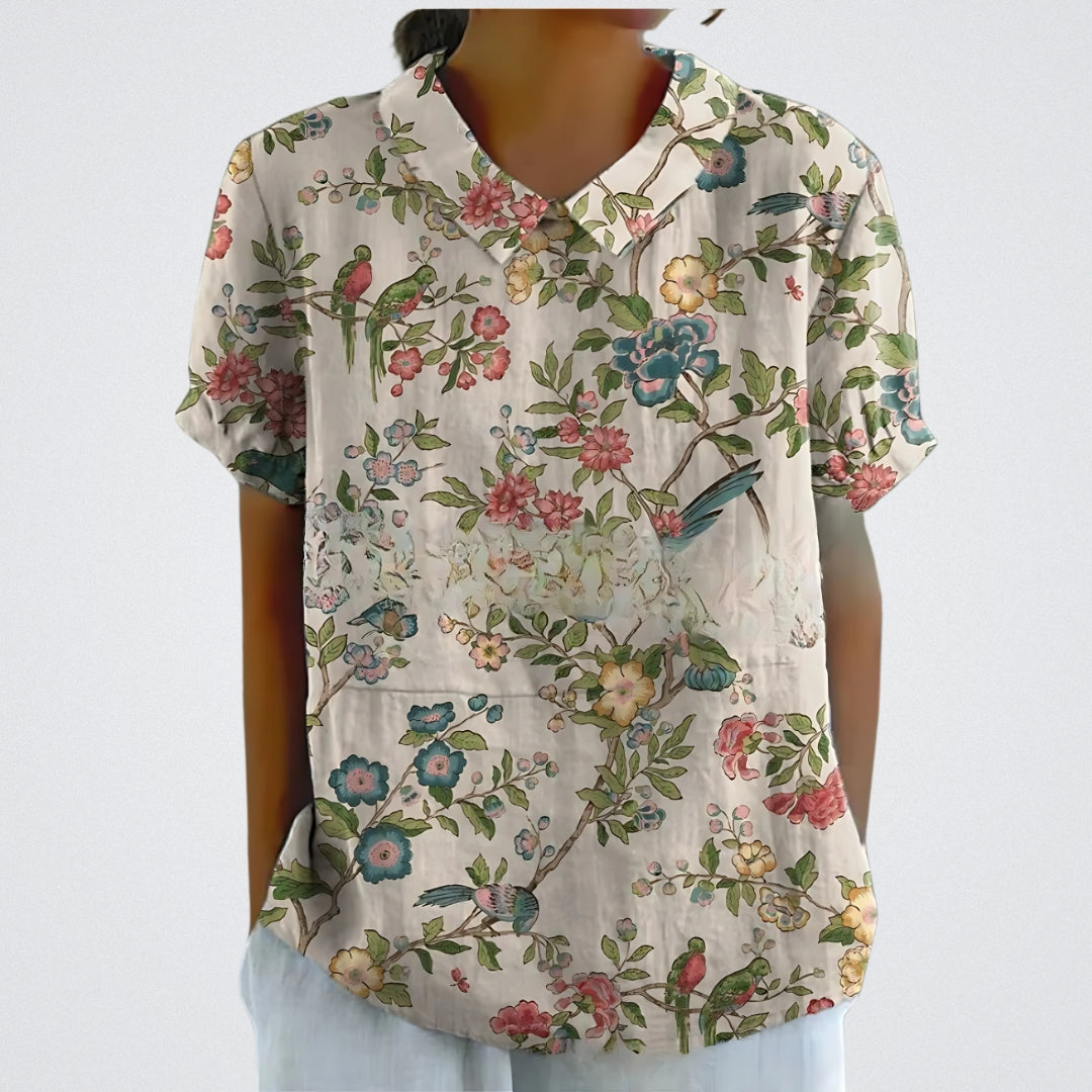 Nali™ | Blusa Floral Elegante