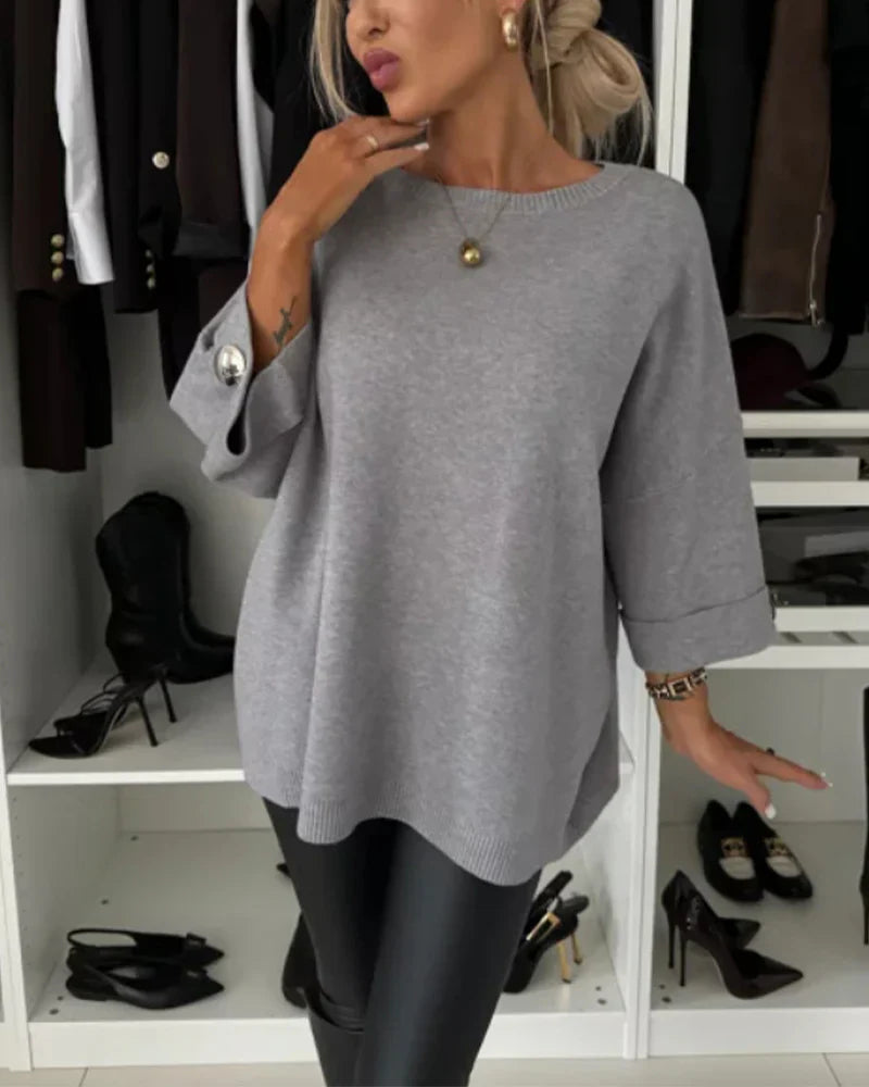 Nessa™ | Suéter Chic con Botones