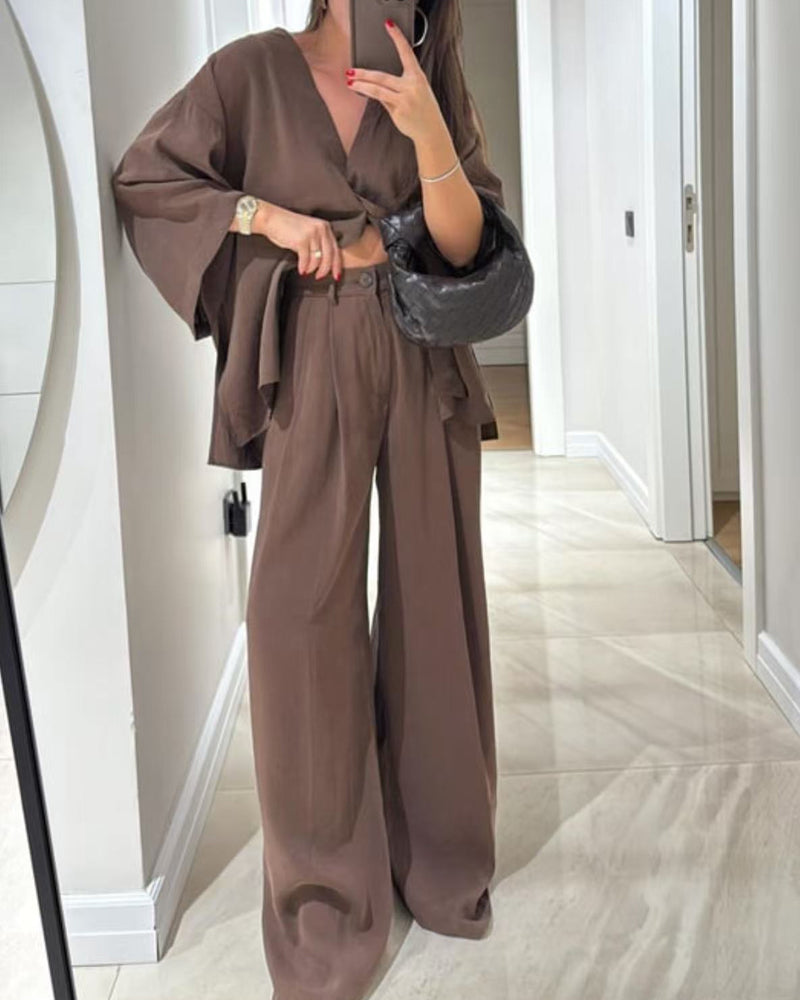 Mélanie™ | Conjunto Casual Elegante de Tela Ligera