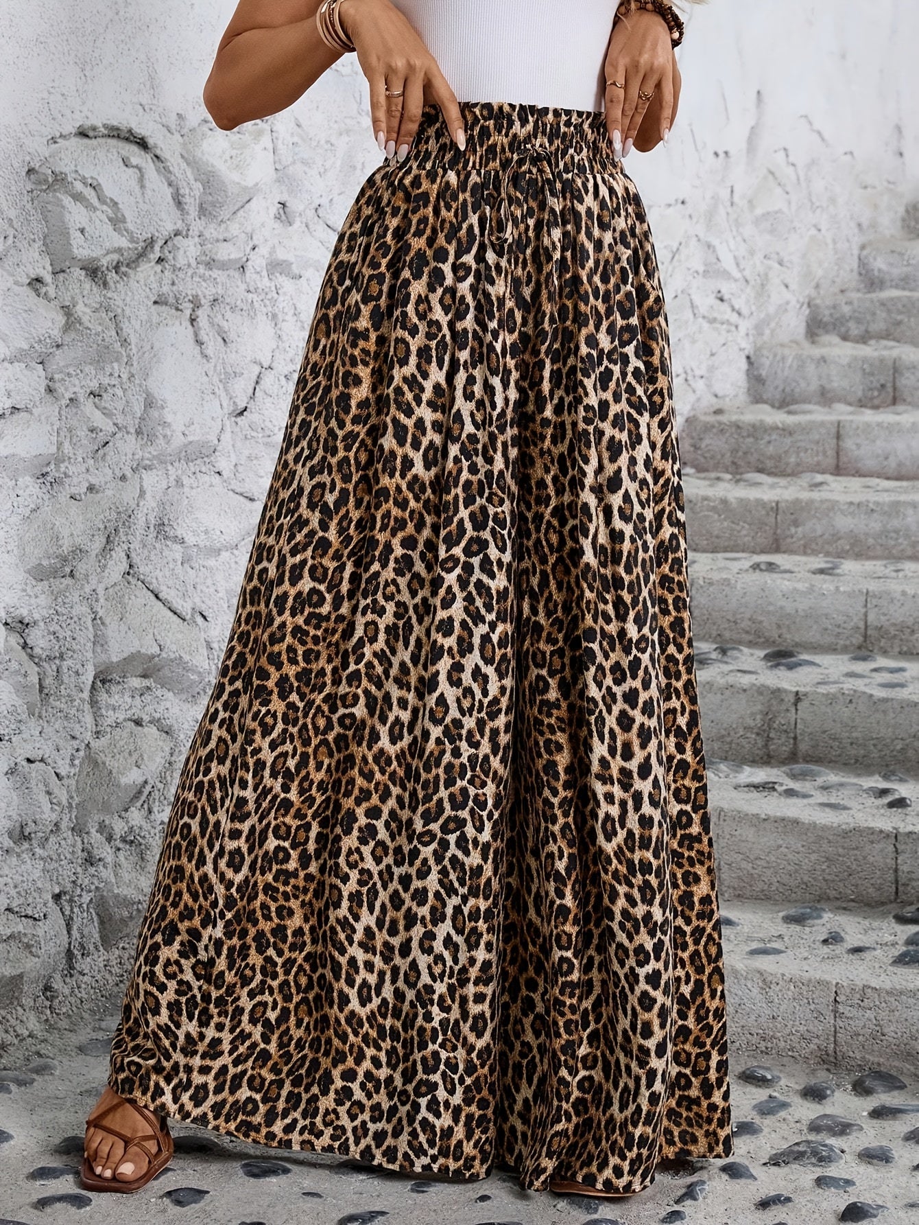 Naya™ | Pantalón Ligero Leopardo Elegante