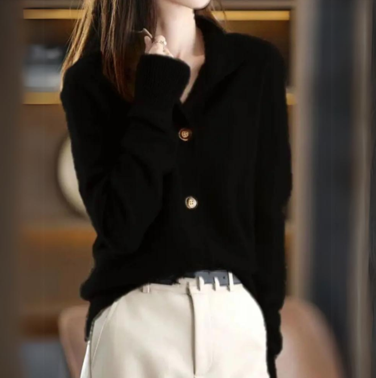 Sela™ | Cárdigan elegante con botones