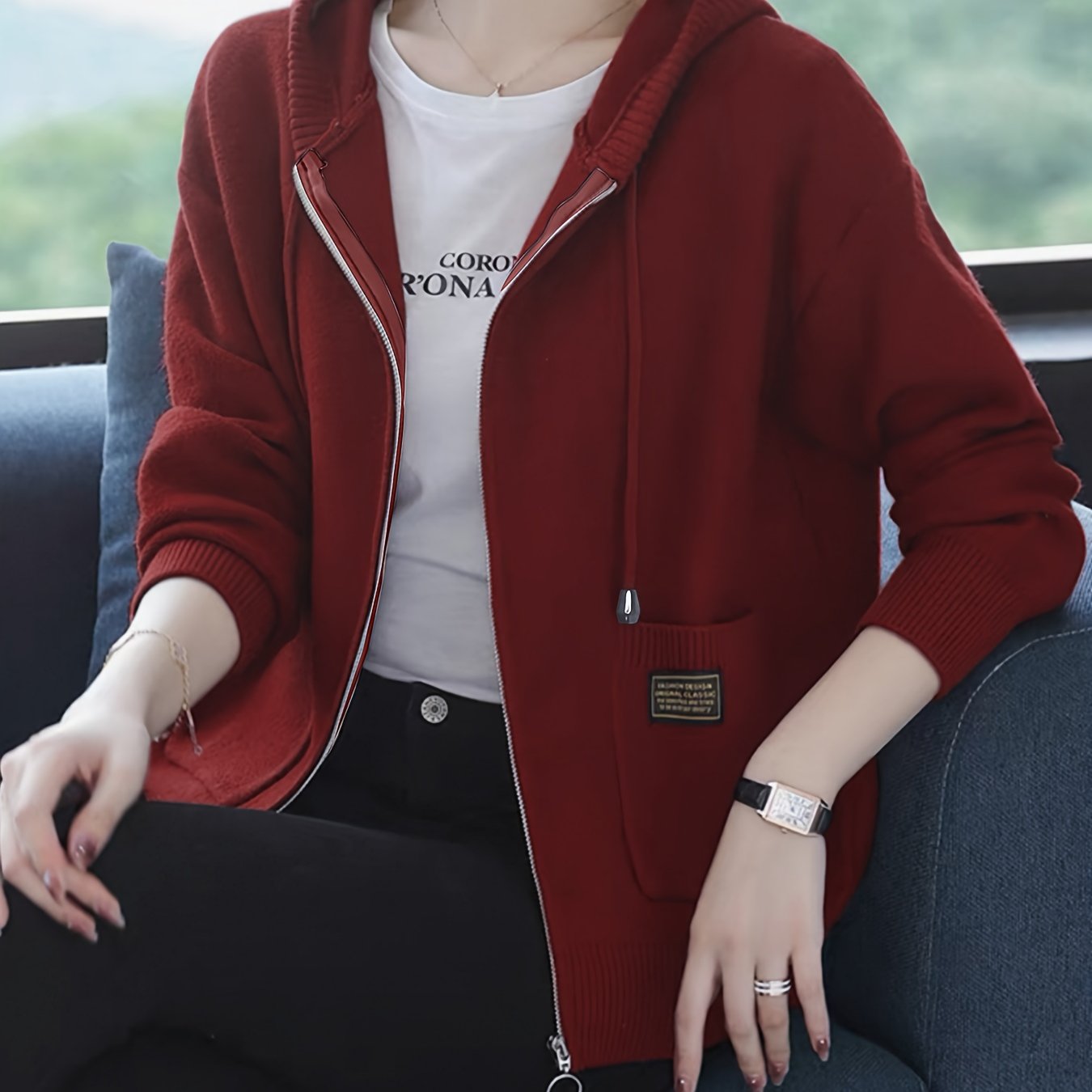 Océane™ | Cárdigan con capucha