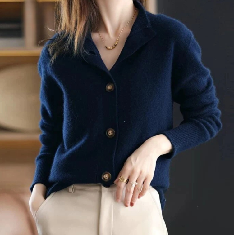 Sela™ | Cárdigan elegante con botones