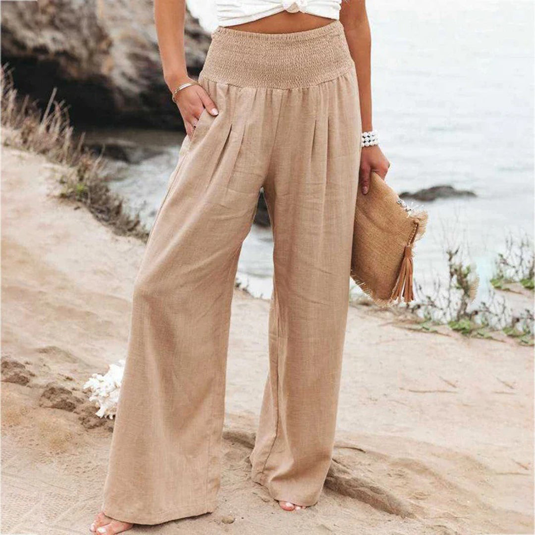 Dahlia™ | Pantalón Cómodo de Algodón y Cáñamo