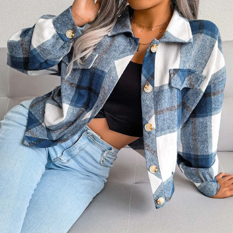 Lauren™ | Chaqueta a Cuadros Elegante y Cómoda