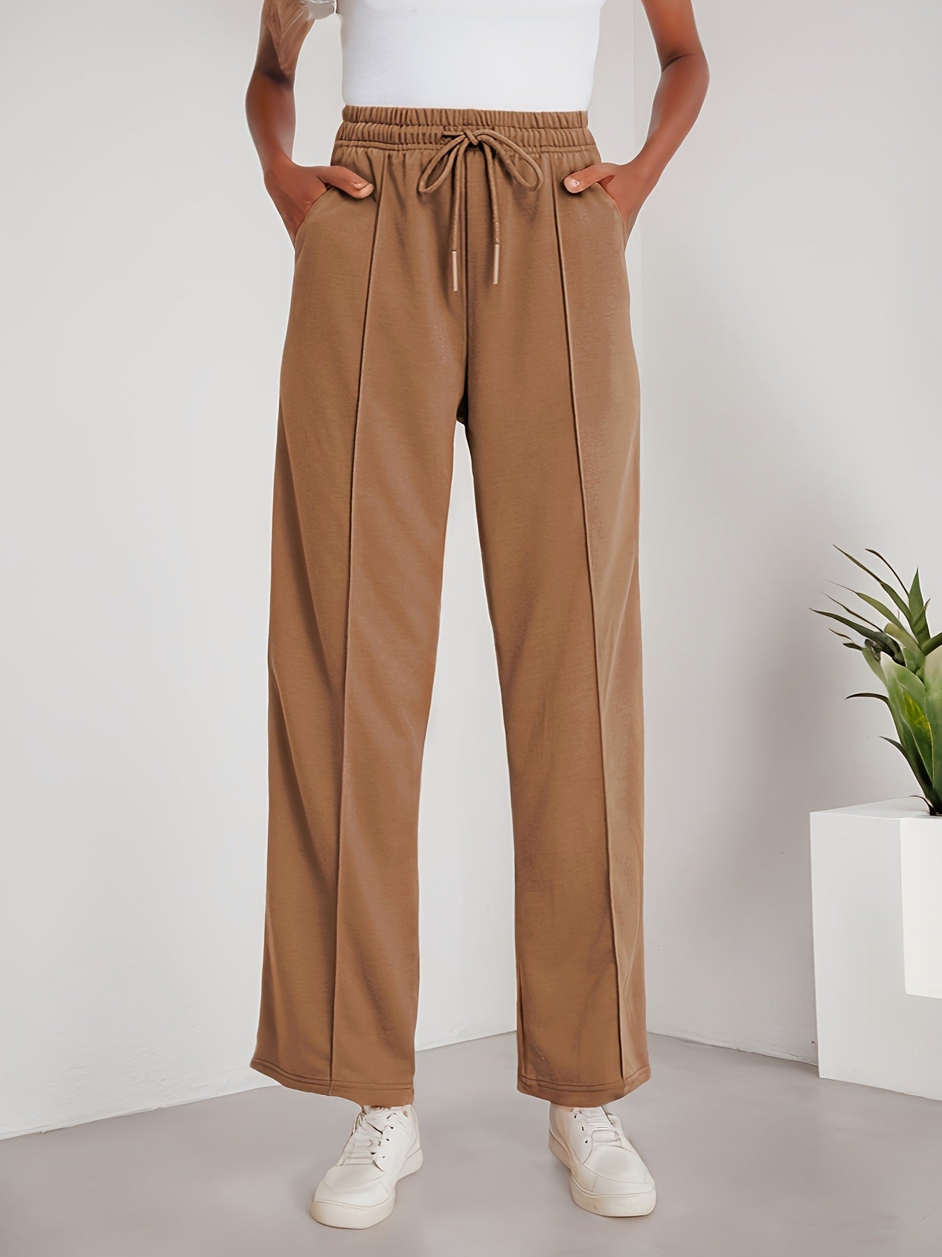 Bulma™ | Pantalones Anchos Elegantes de Algodón