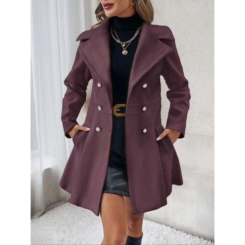 Maria™ | Elegante Chaqueta de Otoño de Doble Botón