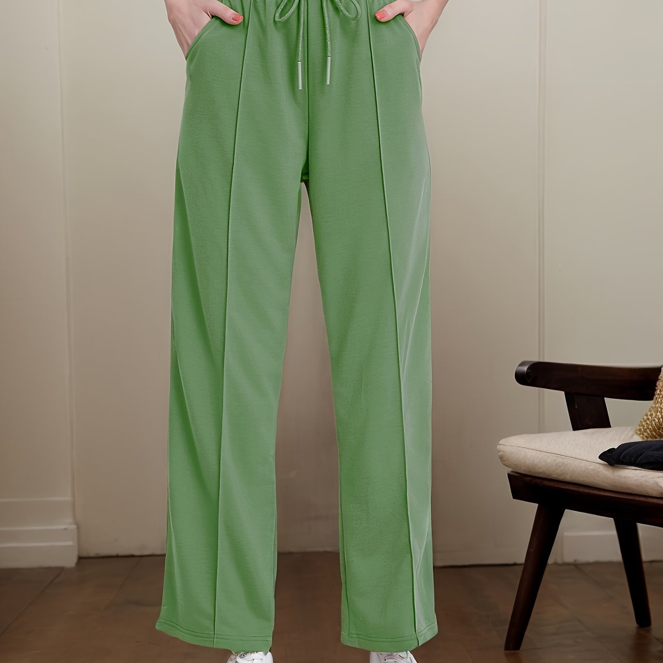 Bulma™ | Pantalones Anchos Elegantes de Algodón