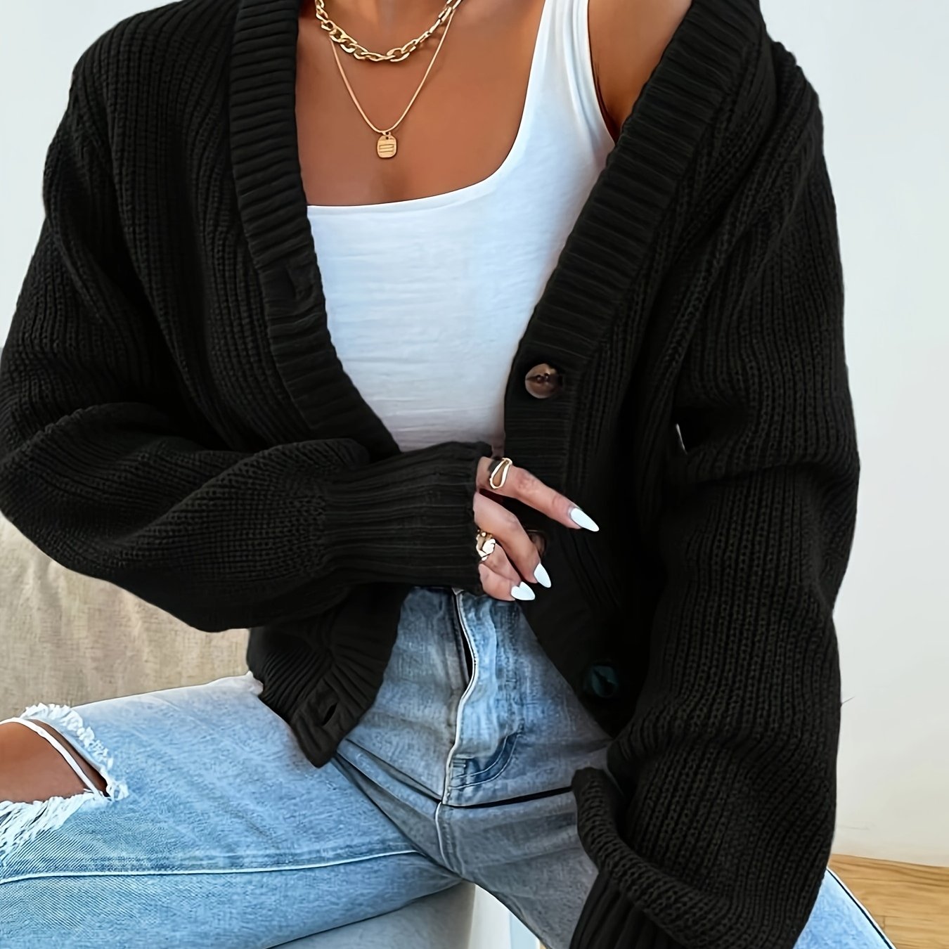 Annabelle™ | Cárdigan Suave Esmeralda, Elegancia Desenfadada