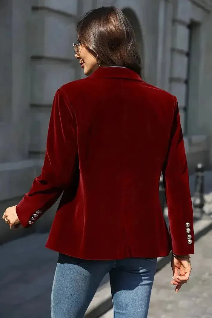 Aria™ | Blazer Elegante de Terciopelo