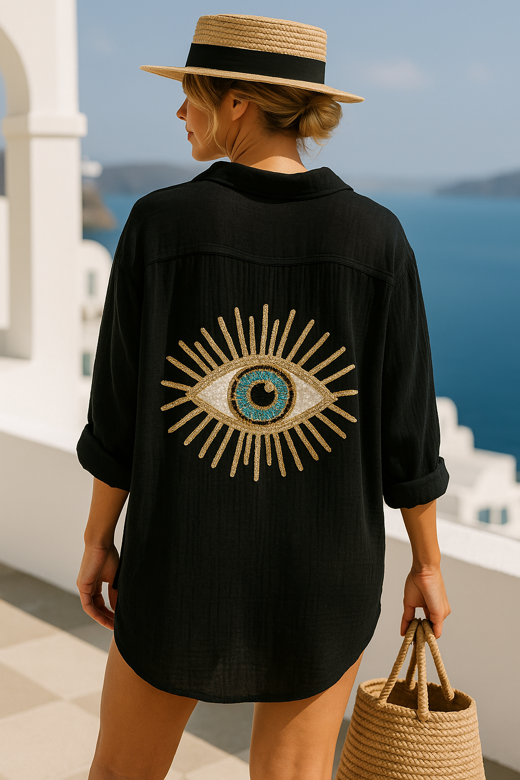 Sora™ | Camiseta Ojo Protector Elegante
