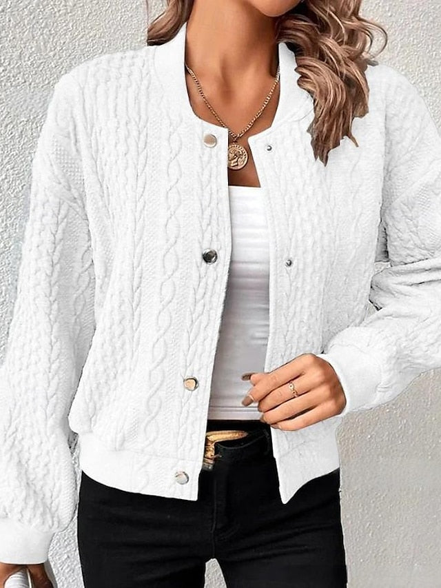 Amara™ | Chaqueta Casual de Poliéster, Confort Elegante