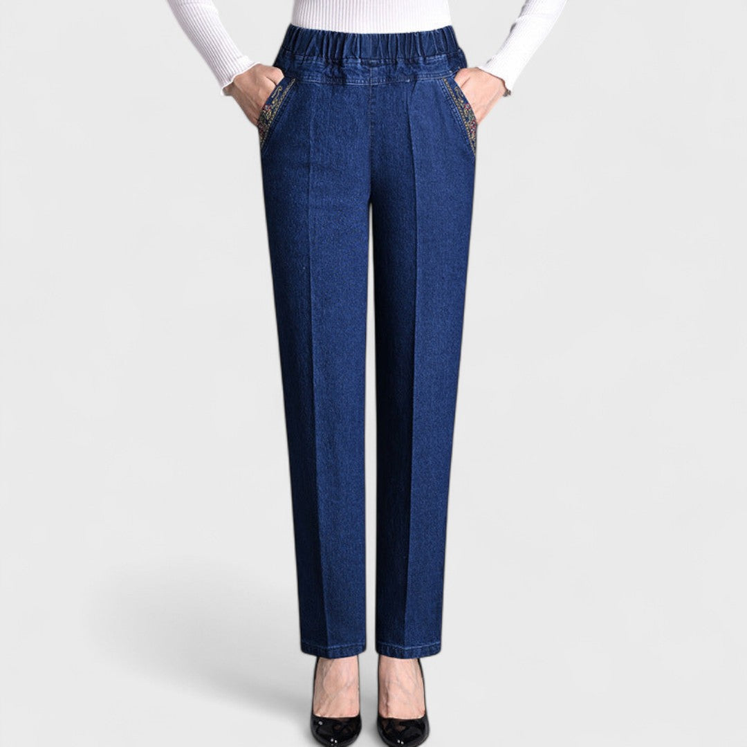 Mira™ | Jeans Elegantes de Denim con Bolsillos Prácticos