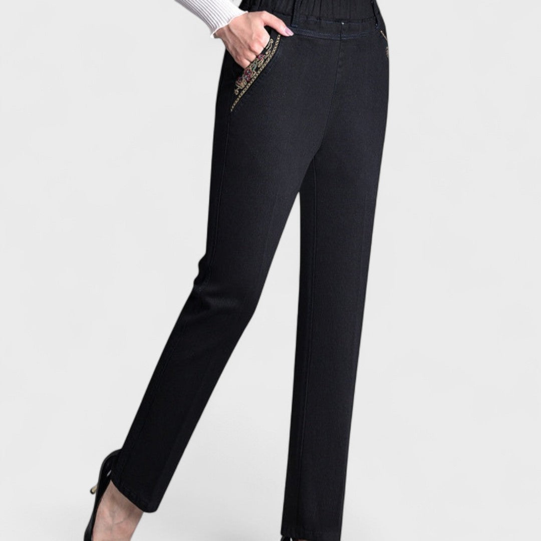 Mira™ | Jeans Elegantes de Denim con Bolsillos Prácticos