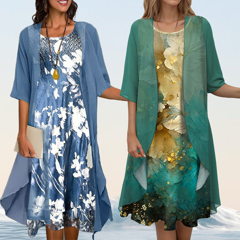 Adeline™ | Conjunto Elegante de Algodón de 2 Piezas