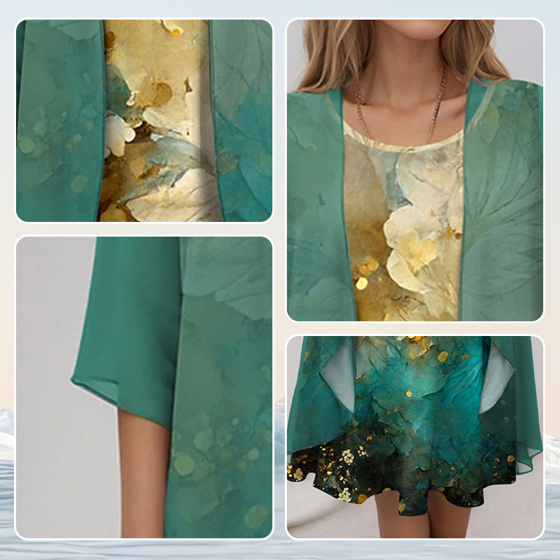 Adeline™ | Conjunto Elegante de Algodón de 2 Piezas