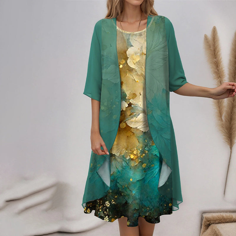 Adeline™ | Conjunto Elegante de Algodón de 2 Piezas