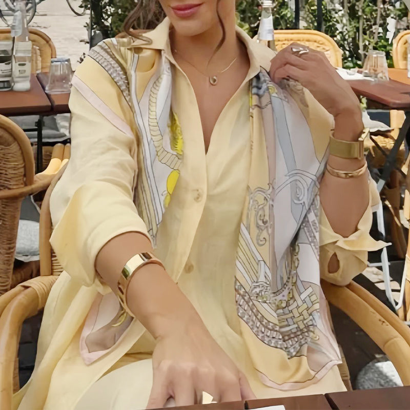 Ariel™ | Camisón Elegante y Pantalón Cómodo