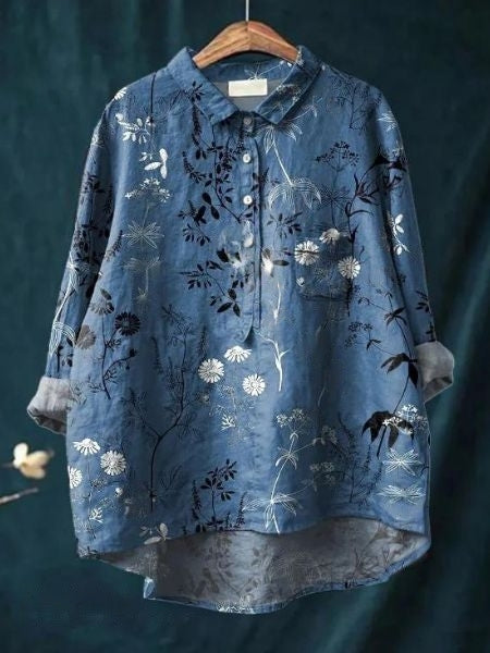 Halima™ | Camisa Floral Elegante