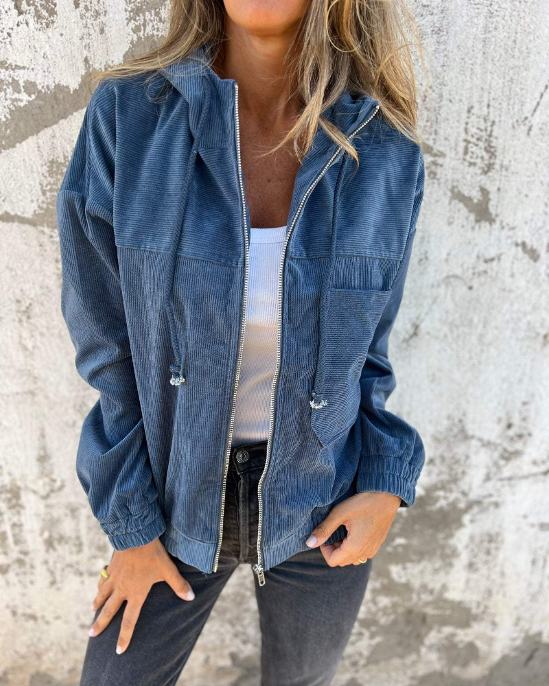Ella™ | Chaqueta Elegante de Terciopelo Canelado