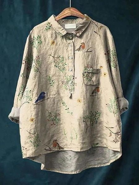 Halima™ | Camisa Floral Elegante