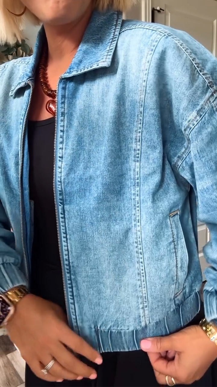 Valentina™ | Chaqueta de Denim Elegante