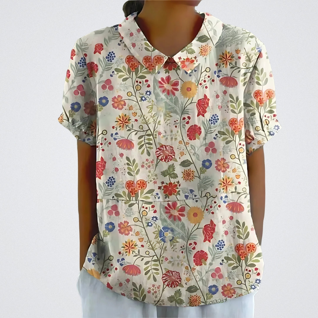 Nali™ | Blusa Floral Elegante
