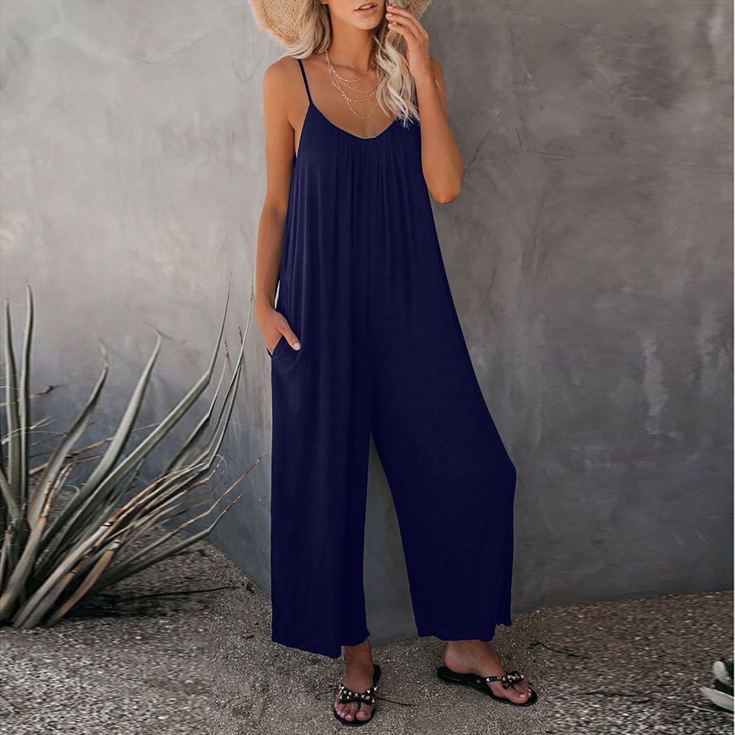 Rio™ | Combinaison Flowy Elegante con Bolsillos
