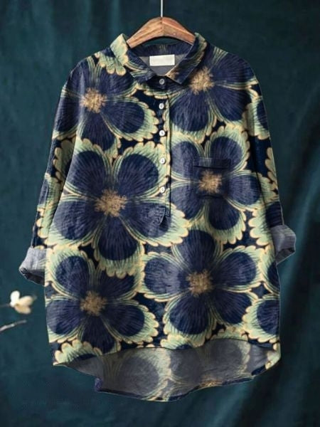 Halima™ | Camisa Floral Elegante