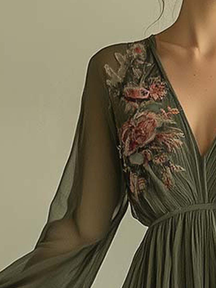 Esther™ | Vestido Maxi Elegante con Estampado Floral