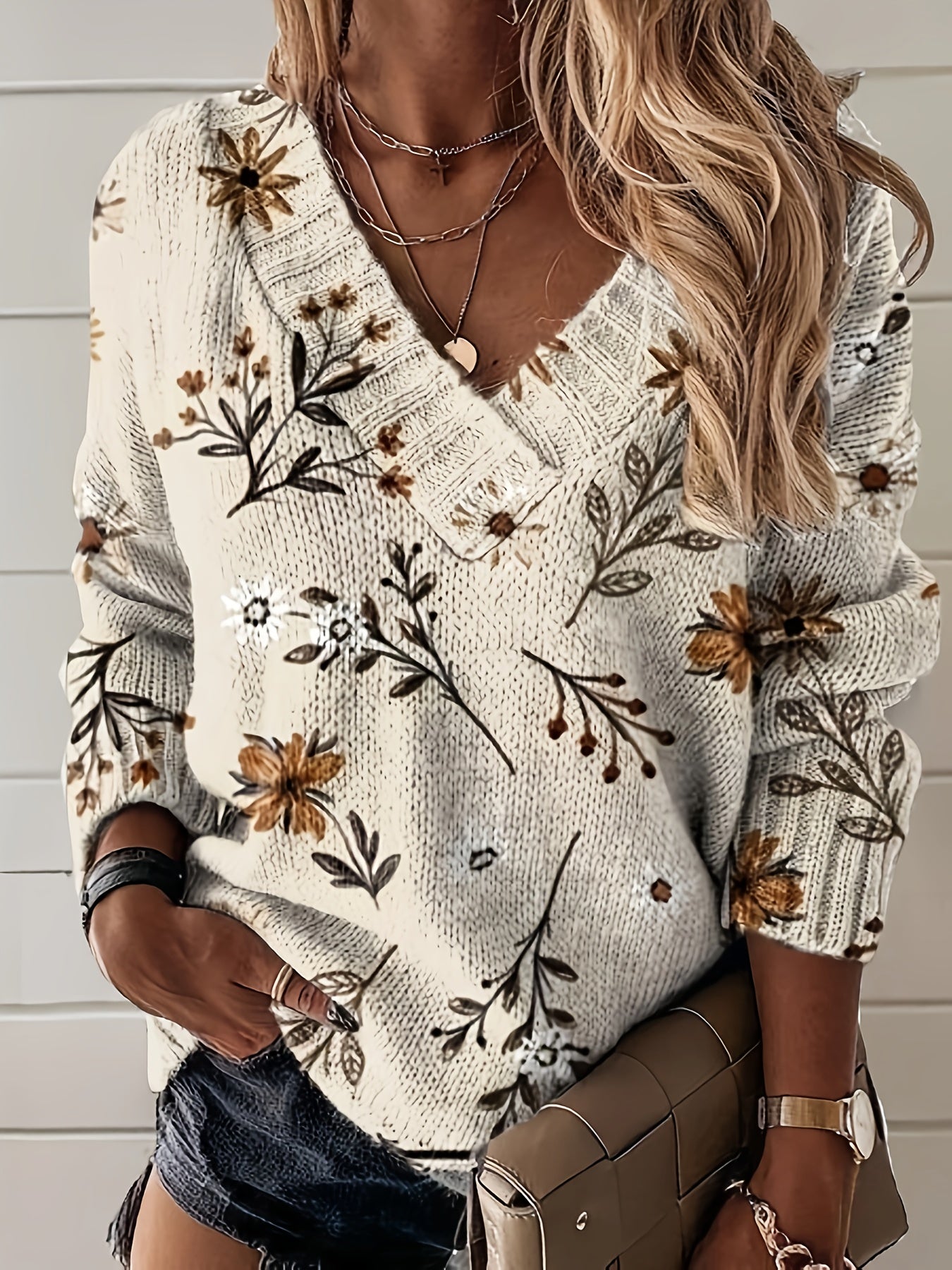Carine™ | Cárdigan Floral Elegante