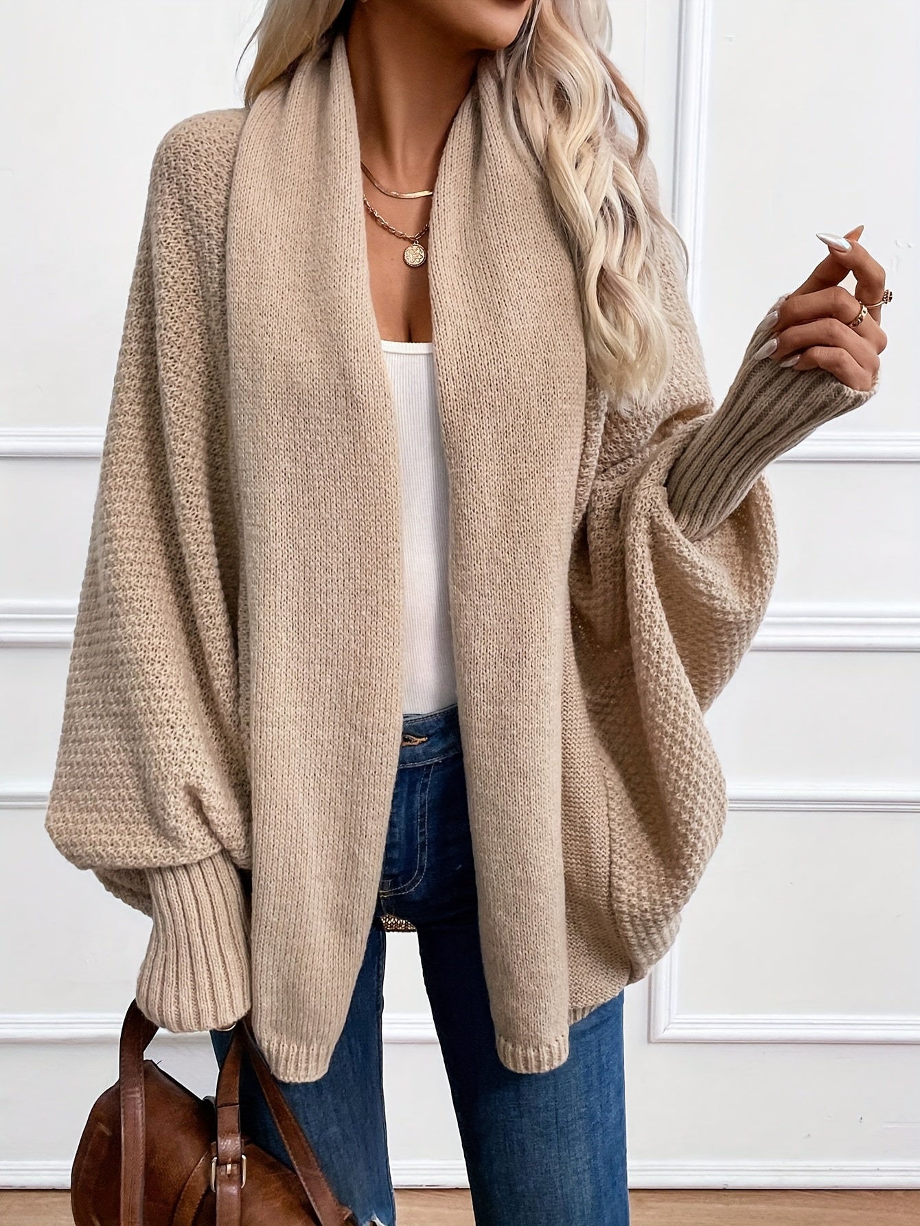 Anisa™ | Cárdigan Elegante con Mangas de Linterna