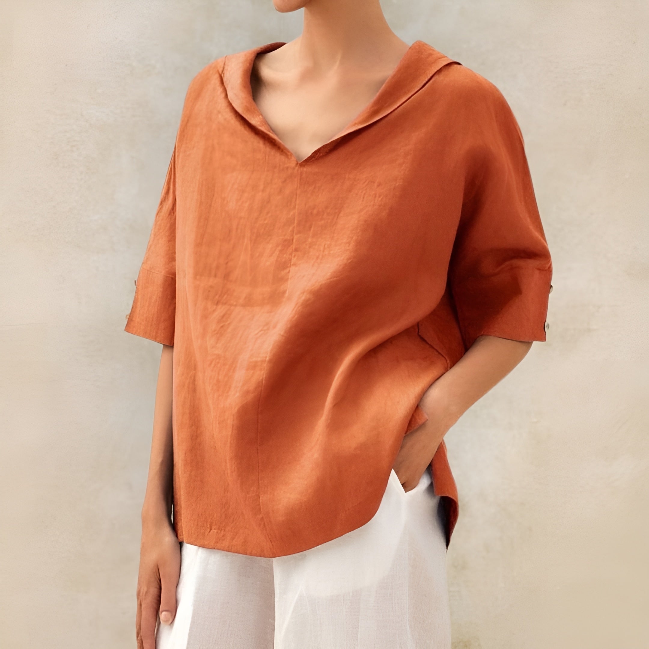 Raya™ | Blusa Ligera de Lino