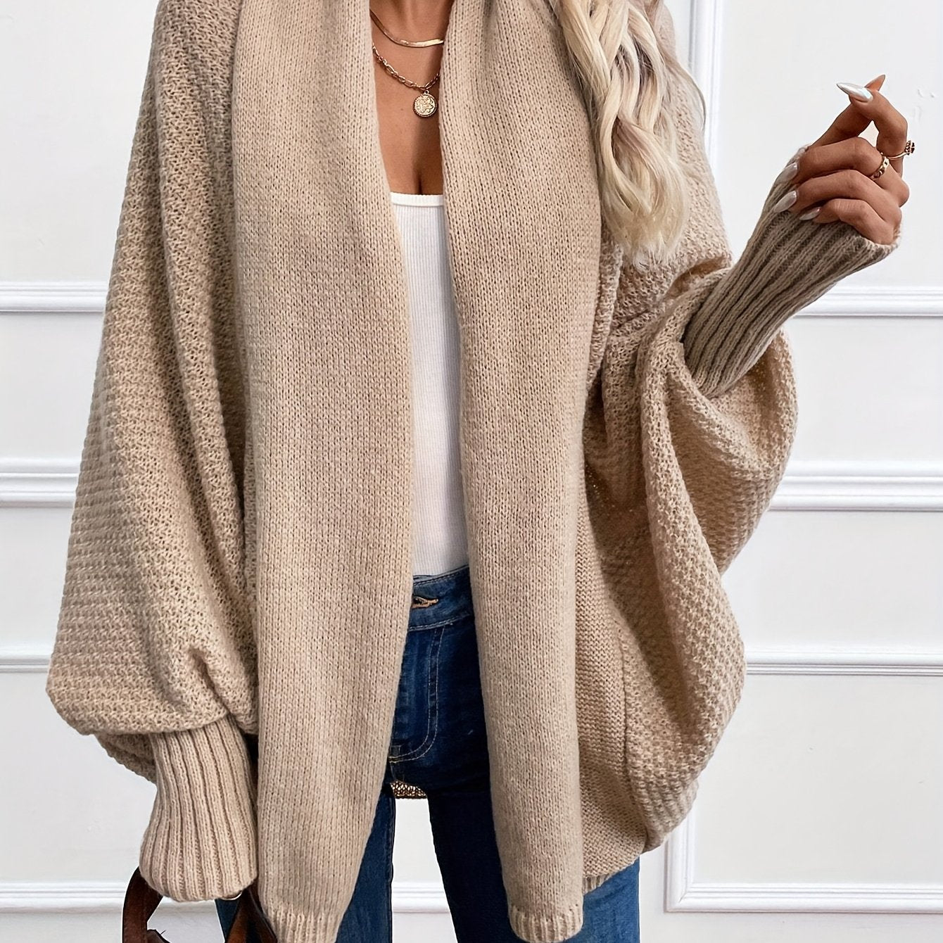 Anisa™ | Cárdigan Elegante con Mangas de Linterna