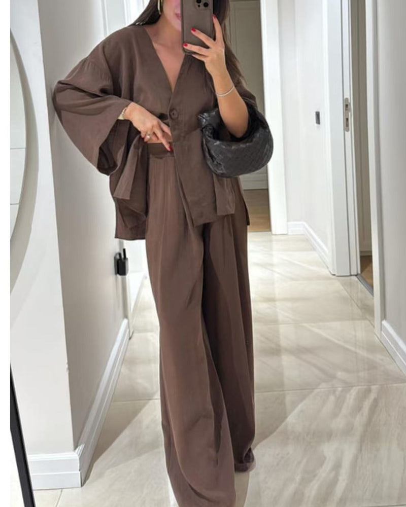 Mélanie™ | Conjunto Casual Elegante de Tela Ligera