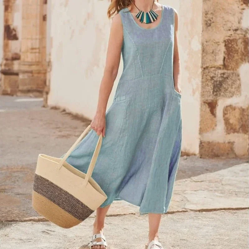Natsi™ | Túnica Elegante de Lino y Algodón (La mejor calidad)