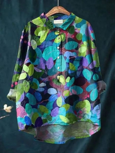 Halima™ | Camisa Floral Elegante