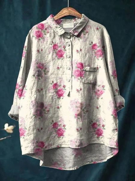 Halima™ | Camisa Floral Elegante