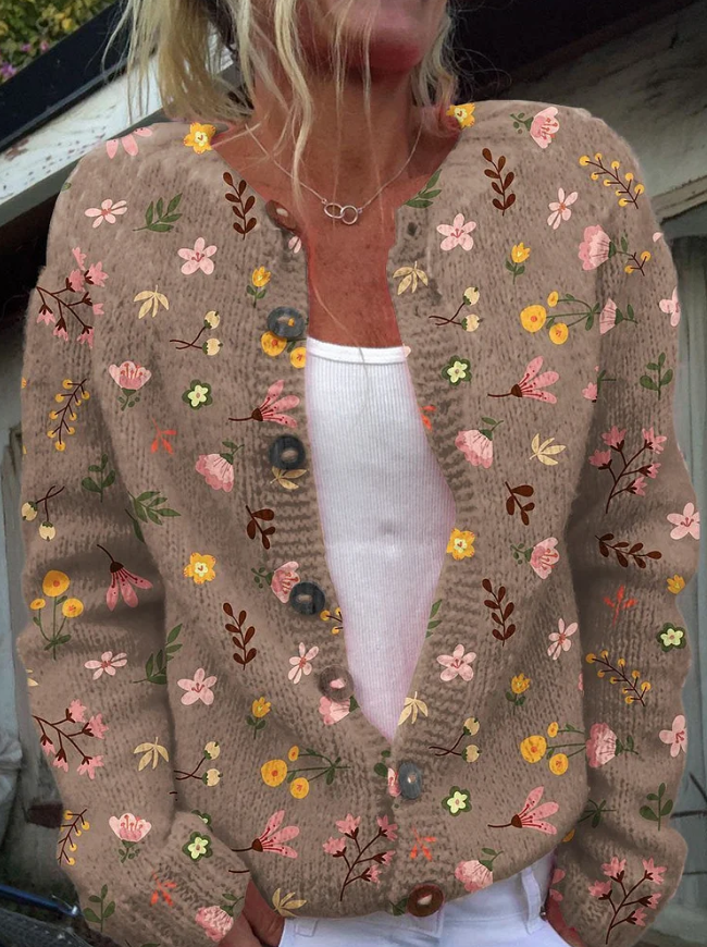 Lowri™ | Chaqueta Floral Elegante