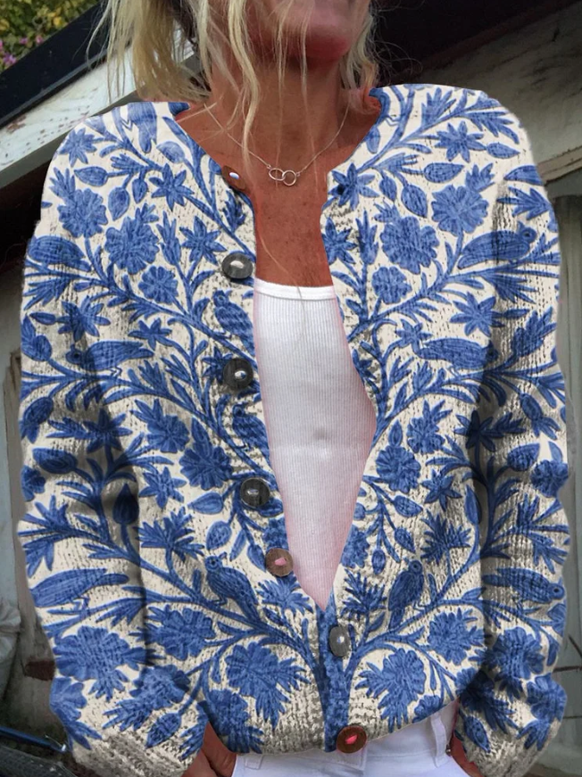Lowri™ | Chaqueta Floral Elegante