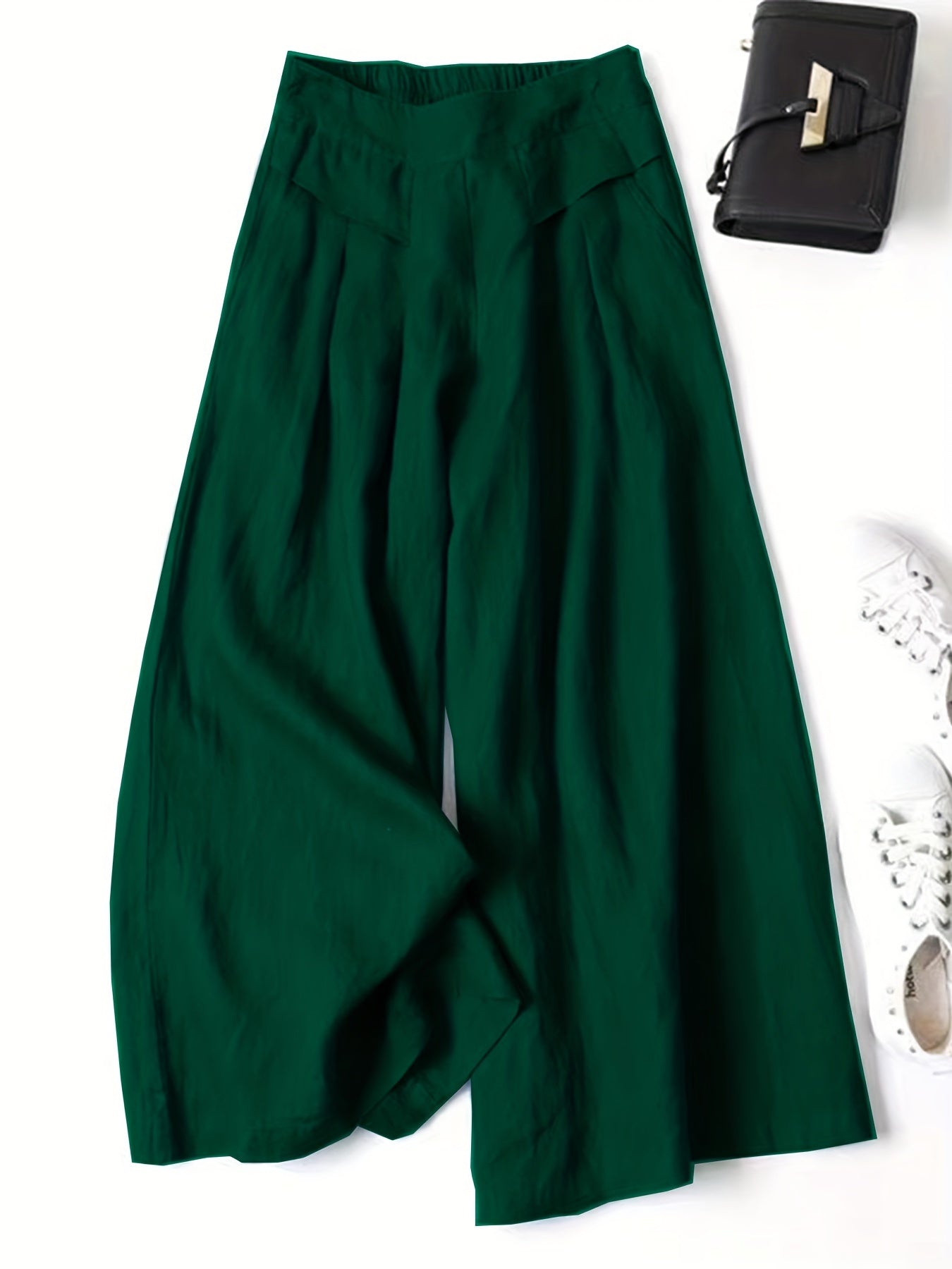 Jani™ | Pantalón Retro Acampanado de Lino