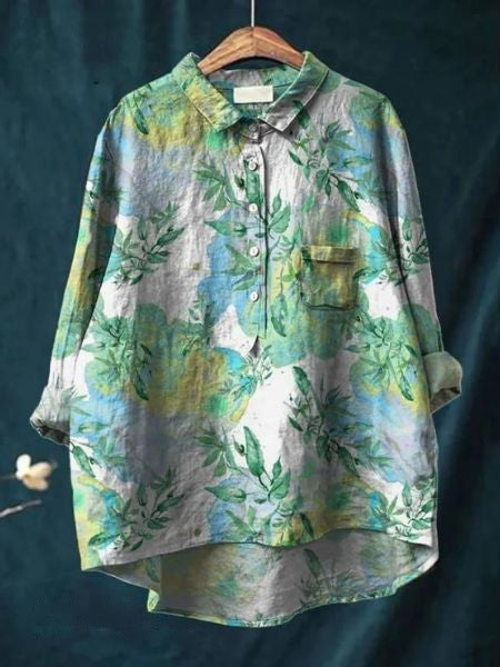 Halima™ | Camisa Floral Elegante
