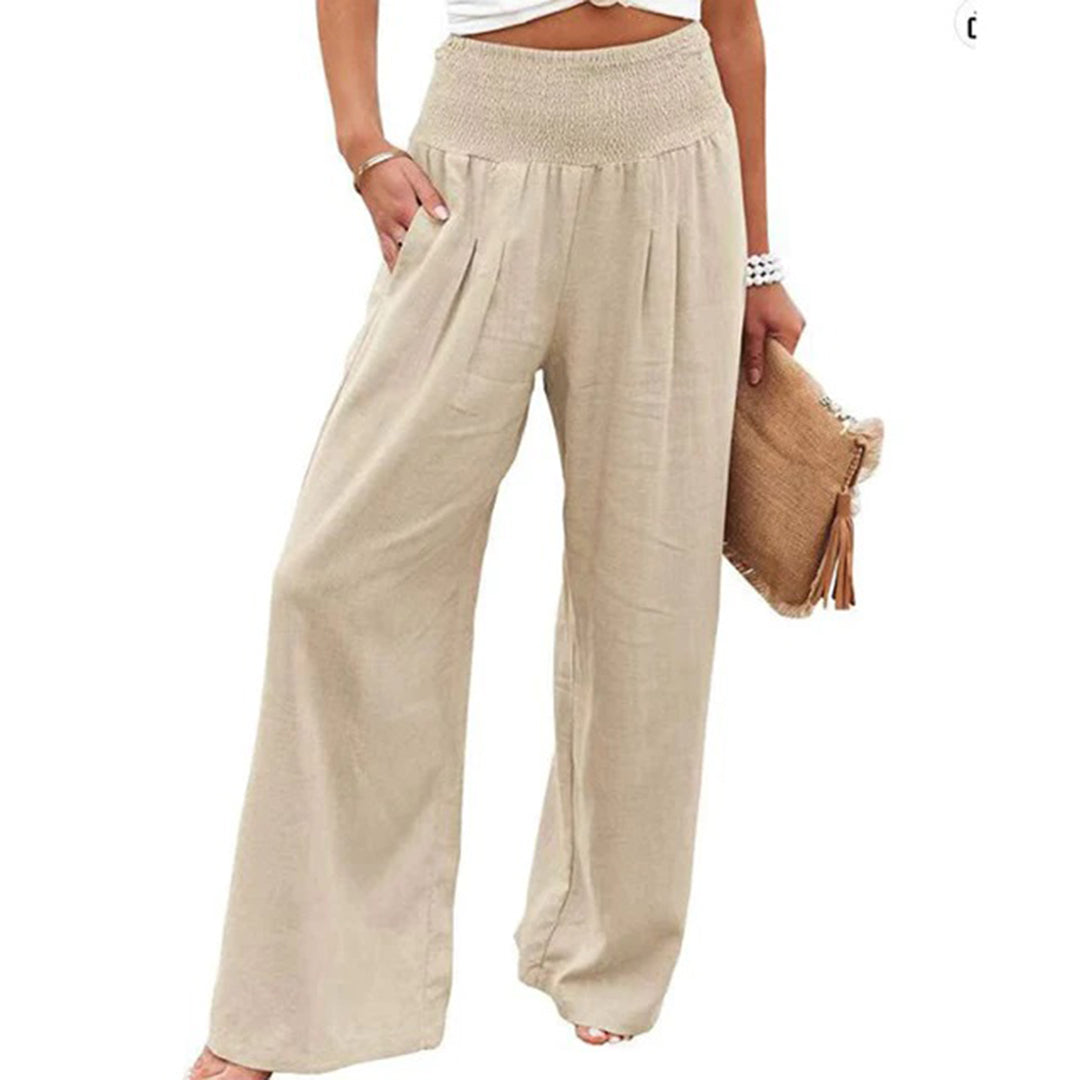 Dahlia™ | Pantalón Cómodo de Algodón y Cáñamo