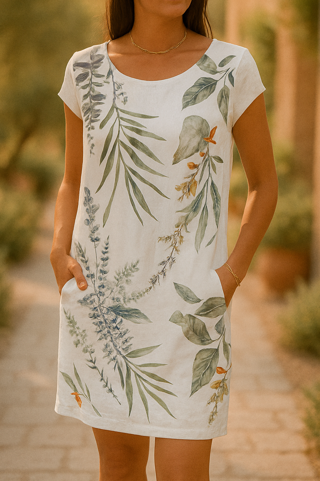 Ranya™ | Bata Elegante de Lino