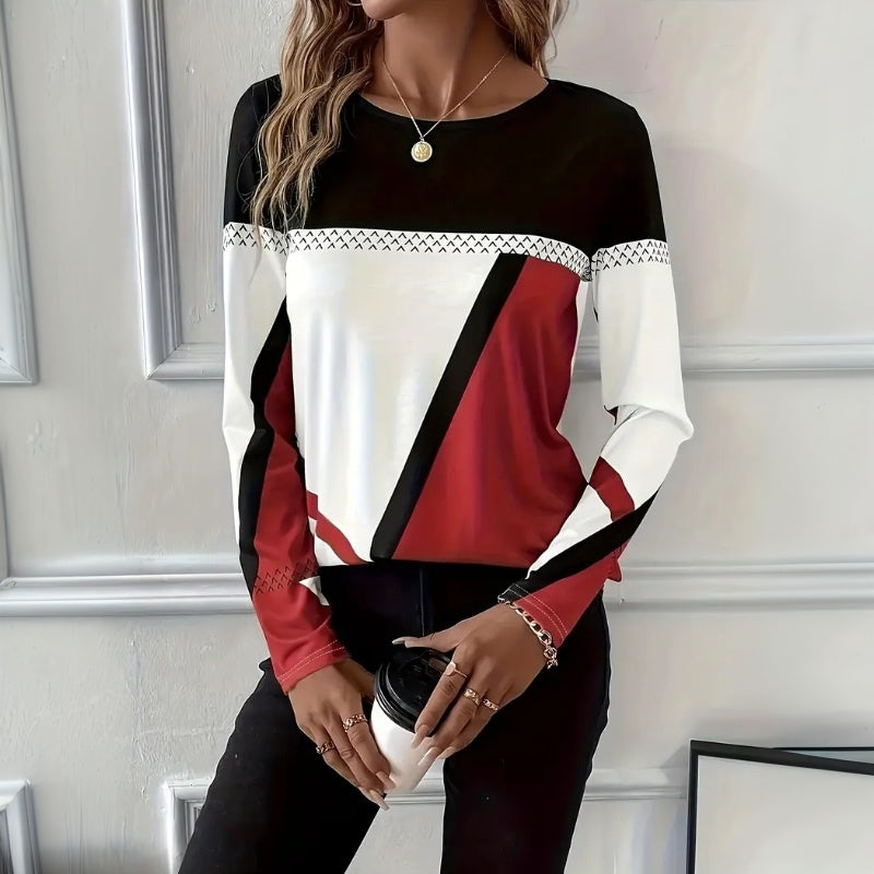 Lana™ | Camiseta Casual de Algodón a Rayas de Colores
